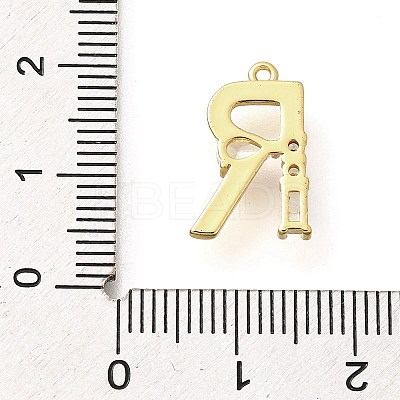 Brass Micro Pave Cubic Zirconia Pendants KK-M310-01G-18-1