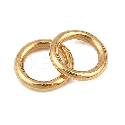 Ion Plating(IP) 304 Stainless Steel Closed Jump Rings STAS-G393-06G-06-1