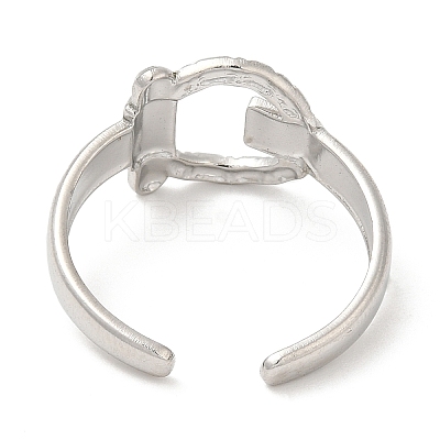 Non-Tarnish 304 Stainless Steel Open Cuff Rings LS-RJEW-H213-03P-1