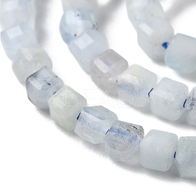 Natural Aquamarine Beads Strands LS-G-G003-B02-01-1
