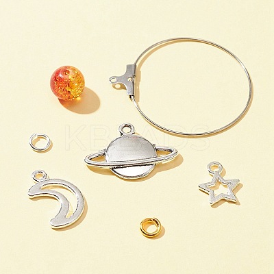 DIY Planet Earring Bracelet Making Kit DIY-FS0004-33-1