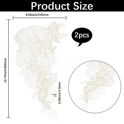 Polyester Lace for Clothing Decoration FIND-WH20040-11A-1