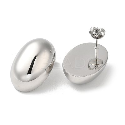 Non-Tarnish 304 Stainless Steel Stud Earrings EJEW-Z026-04P-1