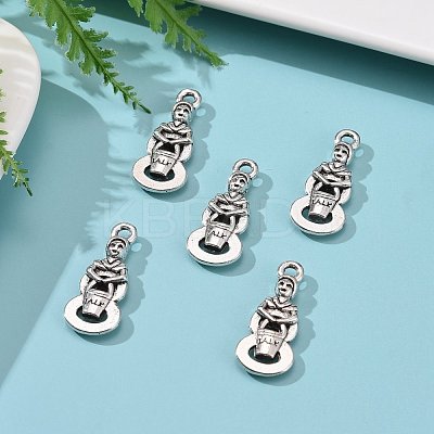 Tibetan Style Alloy Pendants TIBEP-GC147-AS-NR-1