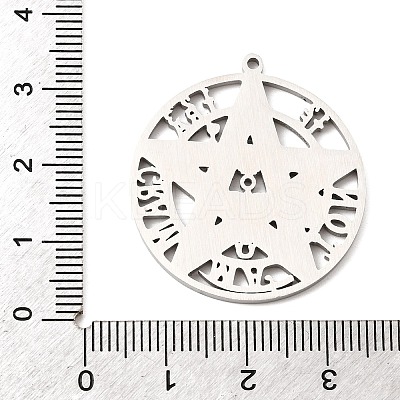 304 Stainless Steel Pendants STAS-A146-03P-1