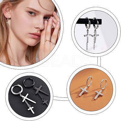 DIY 304 Stainless Steel Earring Making DIY-UN0001-38P-1