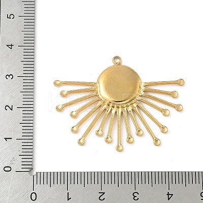 304 Stainless Steel Pendant Cabochon Settings STAS-L293-04G-1