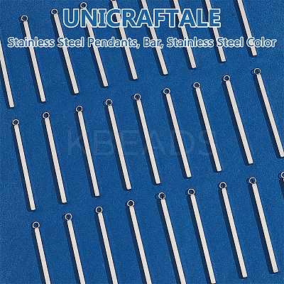 nicraftale 30Pcs 304 Stainless Steel Pendants STAS-UN0053-16-1