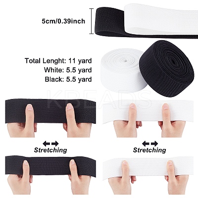 2 Colors Latex Flat Elastic Rubber Band EC-BC0001-30-1