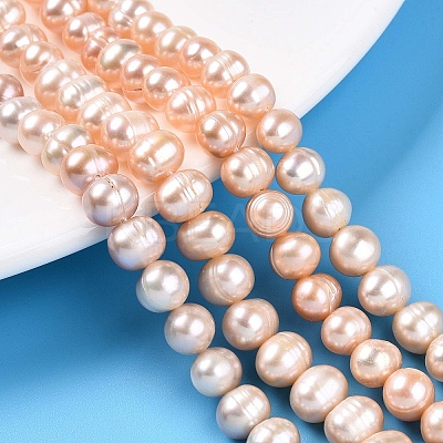 Natural Cultured Freshwater Pearl Beads Strands LS-PEAR-N013-06-A-01-1