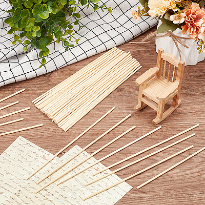 Round Bamboo Sticks WOOD-WH0030-83A-1