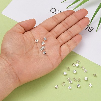 Earring Findings 925 Sterling Silver Ear Nuts LS-X-STER-F015-02-1
