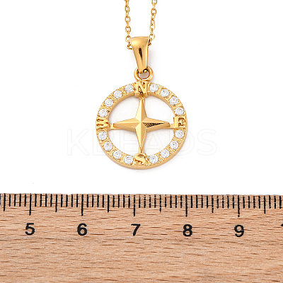 304 Stainless Steel Crystal Rhinestone Helm Pendant Necklaces LS-NJEW-Z057-02B-G-1