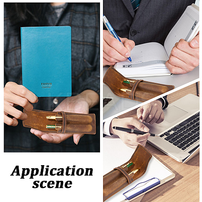 Crazy Horse Leather Pencil Case OFST-WH20816-001B-1
