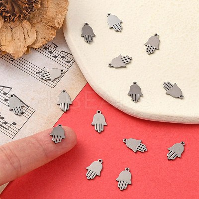 201 Stainless Steel Charms STAS-CJC0006-06-1