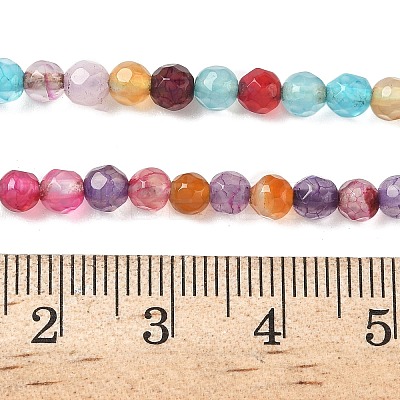 Natural Agate Beads Strands X-G-E469-12X-1