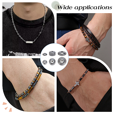 3 Strands 3 Style Non-Magnetic Synthetic Hematite Beads Strands G-AR0005-72-1
