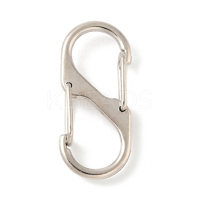 Alloy & Iron Double S Snap Hook Spring Keychain Clasps FIND-H049-02A-P-1