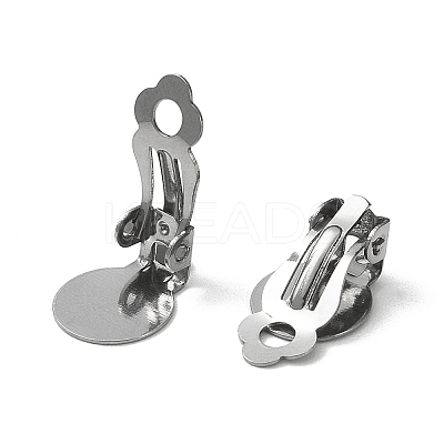 304 Stainless Steel Clip-on Earring Findings STAS-YW0001-63P-1
