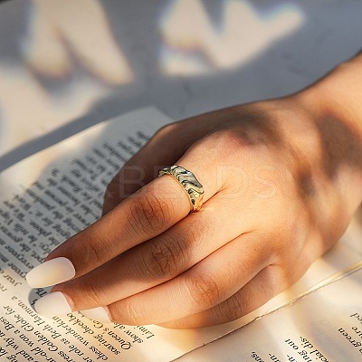 925 Sterling Silver Cuff Rings for Women RJEW-H257-01G-1