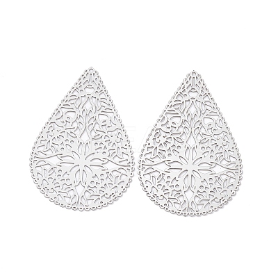 Non-Tarnish 201 Stainless Steel Pendants X-STAS-B038-09P-1