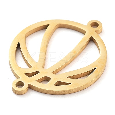304 Stainless Steel Hollow Sport Ball Connector Charms LS-STAS-M076-11G-1