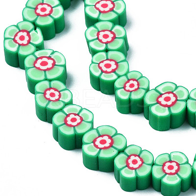 Handmade Polymer Clay Bead Strands CLAY-N011-48B-D01-1