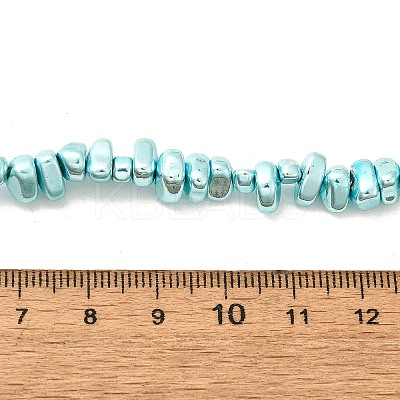 Baking Paint Electroplated Synthetic Non-magnetic Hematite Beads Strands G-H072-D01-01-1
