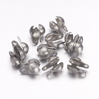 Tarnish Resistant 304 Stainless Steel Bead Tips A-STAS-Q001-1-1