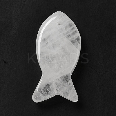 Natural Quartz Crystal Pendants X-G-G932-B20-1
