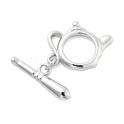 Brass Toggle Clasps KK-L222-010P-1