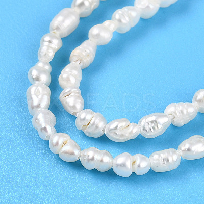Natural Cultured Freshwater Pearl Beads Strands PEAR-N012-02X-1
