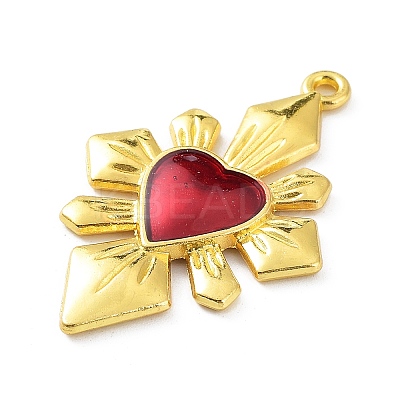 Alloy Enamel Pendants ENAM-P252-07G-1