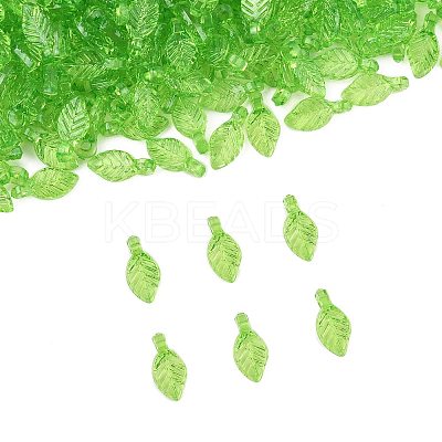 600Pcs Transparent Acrylic Charms MACR-FS0002-21-1
