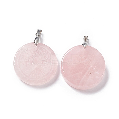 Natural Mixed Stone Pendants G-P491-05P-1