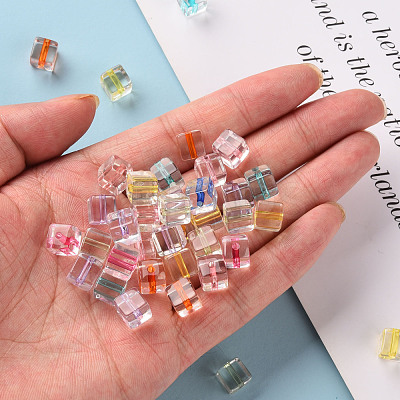 Transparent Acrylic Beads TACR-S154-12A-1