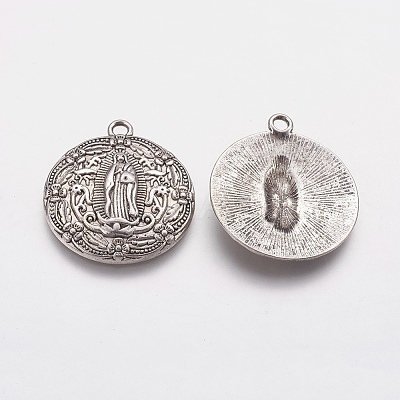 Alloy Lady of Guadalupe Pendants LS-X-PALLOY-A20033-AS-FF-1