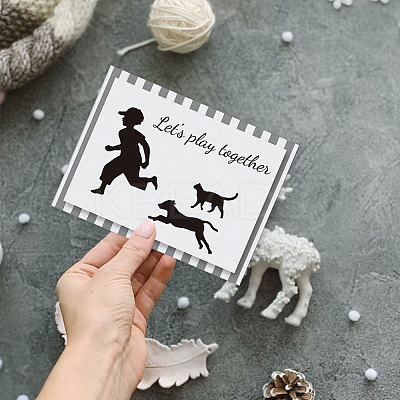 Children and Pet Carbon Steel Cutting Dies Stencils DIY-WH0309-1503-1