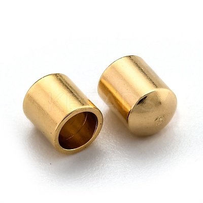 Brass Cord Ends KK-H759-34D-G-1