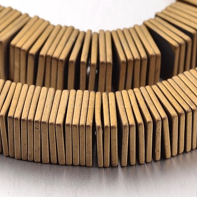 Electroplate Non-magnetic Synthetic Hematite Bead Strands G-F300-20B-F03-1