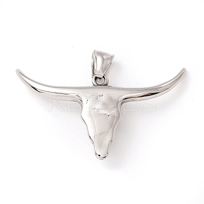 Tibetan Style 304 Stainless Steel Pendants LS-STAS-P305-41AS-1