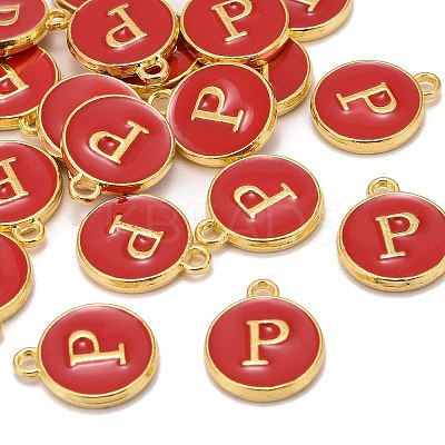 Golden Plated Alloy Enamel Charms LS-ENAM-S118-03P-1
