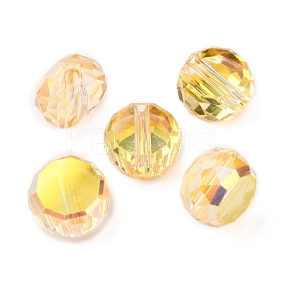 Electroplate Glass Beads EGLA-U003-01A-HP04-1