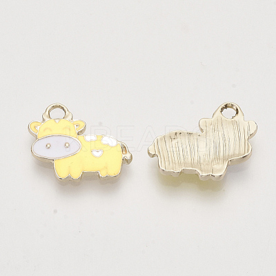 Alloy Enamel Pendants ENAM-S119-005B-1