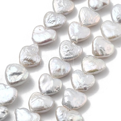 Natural Baroque Keshi Pearl Beads Strands PEAR-P064-10C-01A-1