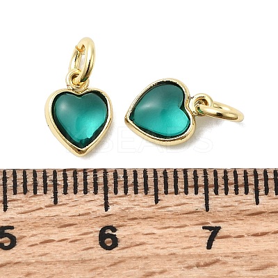 Brass Pave Cubic Zirconia Pendants KK-Z137-21G-03-1