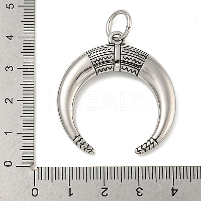 316 Surgical Stainless Steel Pendants STAS-Z073-106AS-1