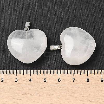 Natural Quartz Crystal Pendants G-A249-04B-01P-1