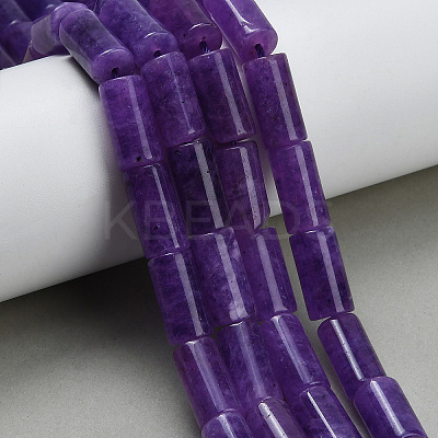 Dyed Natural Malaysia Jade Beads Strands G-C285-B01-01E-1