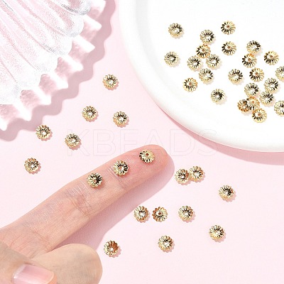 SHEGRACE Brass Beads Caps XGRPCU721-281G-1